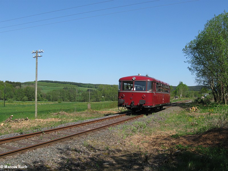 VT 55 im Bahnhof Sötern