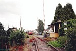 Schülersonderzug mit VT 55 und VL 1 der HWB und zwei Silberlingen der DB, Ruwer 19.07.1997