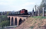 Viadukt Nonnweiler vom Bahnhof Nonnweiler aus, 1982