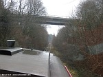 15.01.2014: Letzte Fahrt auf der Hochwaldbahn mit 212 024 - Schwarzenbach, Brücke der L 330 über die Hochwaldbahn