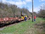 09.04.2005: Bahnsteigbau in Schwarzenbach